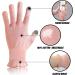 Donfri Cotton Moisturizing Gloves Overnight 2 Pairs - Touchscreen Fingers - SPA Dry Hands Care - Day and Night Moisturizing - Medium Pink - Buy Online on GoSupps.com