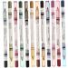  Healvian Healvian Set of 3 Lip and Eyebrow Pencils 12 Colors for Makeup Artists Parties and Weddings - Buy Online on GoSupps.com