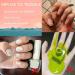 Semi Cured Gel Nail Strips - 20PCS Adhesive Full Wrap Stickers with Nail File - Waterproof Sets for Yourself, Sisters, Mothers (Flower) - Buy Online on GoSupps.com