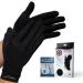 Doctor Developed Full Length Arthritis Gloves/Copper Gloves/Compression Gloves And Doctor Written Handbook (Medium) Full Finger (Black) M