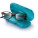 FEFI Turquoise Floral Relief Embossed Hardcase Glasses Case - Sturdy & Stylish | International Shipping Available - Buy Online on GoSupps.com