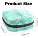 MUOOUM Green Tie Dye Music Notes Sanitary Napkin Storage Bag Portable Period Bag for Women Teen Girls Menstrual Cup Pouch Nursing Pad Holder Multi-colored 6 - Buy Online on GoSupps.com