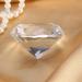 Nail Art Display Diamond 2 Colors Glass Crystal Base Shiny Decoration Manicure Accessories Display Tools for Hand Model Shoot Ornament(60MM White) - Buy Online on GoSupps.com
