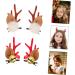 minkissy 2 Pairs Antler Hair Clip Halloween Barrette Deer Antlers Hair Clips Xmas Deer Antler Headdress Kids Hairpins Animal Hair Clips Flannel Ears Hairpins Christmas Clothing A40 Flannel - Buy Online on GoSupps.com
