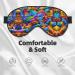 Colorful Bears Print Unisex Sleep Mask | Double-Sided Eye Mask for Sound Sleep & Skin Care - Shop Worldwide - Buy Online on GoSupps.com