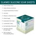 Reusable Silicone Scar Sheets for Softening and Repairing Scars | Ideal for Injuries, Burns, Acne, Surgery, Stretch Marks | Washable (1.6 x 120) - Buy Online on GoSupps.com