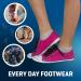 Silicone Heel Protectors - Fast Pain Relief for Plantar Fasciitis - 2 Pair Large Size Heel Cups - Breathable & Supportive for Men and Women - Buy Online on GoSupps.com