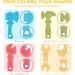 TYRY.HU Teething Toys for Baby Training Baby Toothbrush teether Chew Toy BPA Free Silicone Cooling Tools Shape Baby Teether Relief Gifts for Newborn 4pcs(A) - Buy Online on GoSupps.com