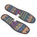 Cotton Shoe Insert 3 Pairs Bamboo Charcoal Insole Foot Inserts Shoe Pads Cutable Thin Insoles Hand Embroidered Insoles Size 38 Breathable Shoe Insoles