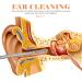 Healvian Earbuds Cleaner - Stainless Steel Ear Spoon Set for Earwax Removal - 3 Sets in PU Case - Ear Clean Supplies - Buy Online on GoSupps.com