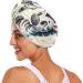 Cute Pinto Grass Tulip Hair Towel 2 Pack | Super Absorbent Quick Drying Hair Turbans for Women & Girls - Buy Online on GoSupps.com