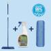 Bona Multi Surface Floor Cleaning Kit includes Mop Machine Washable Mop Pad and Bona Hard Surface Floor Cleaner Liquid 1 Litre - Buy Online on GoSupps.com