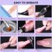 Phoenixy Poly Nail Extension Gel Kit - 6 Colors with 36W UV/LED Nail Lamp - All-in-One Manicure Starter Set - Buy Online on GoSupps.com