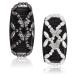 Kytpyi Hair Comb & Clips for Women - 2 Stylish Stretchy Accessories for Thick & Fine Hair - Durable Double Comb with Beads (Butterfly) - Perfect for DIY Hairstyles - Buy Online on GoSupps.com