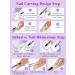 Acrylic Nail Kit Powder Set - Professional 30G Acrylic Powder Nails Kit for Beginners - Pink White Clear Extension Kit - Buy Online on GoSupps.com