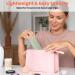 Travel Makeup Brush Holder - Silicone Portable Organizer for Face Brushes & Sponges | Anti-Fall Magnetic Cosmetic Bag (Blue - Buy Online on GoSupps.com