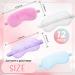 12 Pcs Sleeping Mask Set - Plush and Silk Eye Covers for Sleepover - Adjustable Blindfolds for Men and Women - Light Color - Buy Online on GoSupps.com
