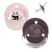 Baby Nova Pacifier Soother Silicon Round Cherry Shape Silicone Pink