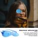 12PC Reusable Eye Flap Glasses for Amblyopia & Strabismus | Left & Right Eye Cover for Kids & Adults - Blue Medium - Buy Online on GoSupps.com