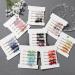 Gemstone Hair Pins Set of 15 - Crystal Bobby Pins for Women in Pink, Purple, Blue Colors - Buy Online on GoSupps.com