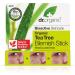 Dr Organic Tea Tree Blemish Stick - Natural, Vegan, Cruelty-Free, Paraben & SLS Free - 8ml - Buy Online on GoSupps.com