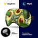 Avocado Tropical Palm Tree Sleep Mask - Adjustable Strap Eye Cover for Sleeping - Blocks Light for Night Travel and Naps - Men and Women - Buy Online on GoSupps.com