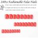 DMQ False Nails Short with Glue 24Pcs Red Press on Nails Square Fake Nails Elegant French Red Nail Tips Full Cover Stick on Nails for Women Girls Nails Art Red Short - Buy Online on GoSupps.com