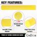CanDo Twist-n-Bend Hand Exerciser - Finger Strengthener & Flexible Exercise Stick, Yellow (Light), 12 - Improve Grip Strength & Flexibility - Buy Online on GoSupps.com
