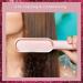 TYMO Pink Hair Straightener Brush - 20s Fast Heating, 5 Temp Settings, Anti-Scald - Professional Salon Results at Home - Buy Online on GoSupps.com