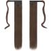 FESHFEN 24 Synthetic Wrap Around Ponytail Extension in 8# Medium Chestnut Brown - 24 Inch - Buy Online on GoSupps.com
