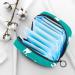 MUOOUM Menstrual Pad Bag - Cute Tooth Pattern Sanitary Napkin Organizer for Women and Girls - Multi-Colored - Buy Online on GoSupps.com