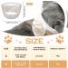 Transparent Breathable Cat Muzzle Anti-bite and Anti-lick Pet Mask for Grooming Bathing Nail Clipping Cotton Cat Mouth Cover Suitable for Aggressive Cat Kittens with a Head Circumference of 11.81-13.78in(30-35cm) - Buy Online on GoSupps.com