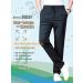 Ziilay Men's Golf Pants - Long Sports Jogging Sweatpants | Super Stretch Outdoor Fabric 40W/30L - Dark Blue - Buy Online on GoSupps.com