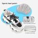 Heel Cushion Inserts 4 Pairs | Self-Adhesive Heel Grips | Anti-Slip Pads for Sport Shoes | Blister Protectors for Women and Men | Gray+Black - Buy Online on GoSupps.com