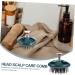 BCOATH Shampoo Hair Massager - Portable Scalp Massager & Head Accessory for Daily Use - Green 9x8cm - Ideal for Home & Hotels | International Shipping Available - Buy Online on GoSupps.com