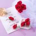 PAGOW 10pcs Rose Hair Clips & Brooch Headpieces - 1.5 inch, Wedding & Valentine Decoration for Women & Girls - Buy Online on GoSupps.com