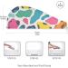 Colorful Leopards Hair Towel 2 Pack | Super Absorbent Quick Drying Hair Turbans for Women & Girls - Buy Online on GoSupps.com