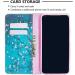 Miagon Wallet Folio Flip PU Leather Case for iPhone 12 Pro Max Creative Painted Design Full-Body Protective Cover Card Holder Kickstand Magnetic Blue Flower iPhone 12 Pro Max Blue Flower - Buy Online on GoSupps.com