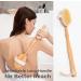 Natural Bristle Dry Brushing Body Spa Set with Face Cleansing Brush - Lymphatic Drainage & Cellulite Massager for Radiant Skin - Buy Online on GoSupps.com