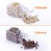 DuuFin 2500 Pcs Silicone Lined Micro Links Rings Hair Extension Beads 5mm - 5 Colors - Hair Feather Extensions Tool - Buy Online on GoSupps.com