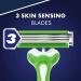 Gillette Sensor3 Sensitive Men's Disposable Razor - Pack of 4 - Buy Online on GoSupps.com