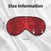 Unisex Christmas Decoration Sleep Mask | Soft Eye Shade for Travel & Yoga - Buy Online on GoSupps.com