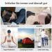 ATREEEBAG Silk Sleep Mask - 100% Skin-Friendly Eye Mask for Men & Women Adjustable Velcro Perfect for Home & Travel (Deep Black) - Buy Online on GoSupps.com