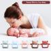 BPA Free 3 Pack Baby Teething Toy Set for 0-6 Months | Never Drop Silicone Hand Pacifier Teether for Babies 6-12 Months | Safe Infant Chew Toys in Brown, Pink, Red - Buy Online on GoSupps.com