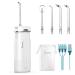 Water Flosser Cordless for Teeth,YUNERFEEL Water Flosser,Telescopic Water Tank,Portable Rechargeable Oral Irrigator ,IPX8 Waterproof,3 Modes Water Flossers for Teeth,Braces Bridges Care White
