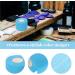 Baluue 5 Rolls Disposable Barber Paper Neck Strips Stretchy Paper Neck Bands Hairdressing Neck Paper Tissue Roll for Salon Haircut Coloring Perming Sky-Blue - Buy Online on GoSupps.com
