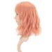 Faelbaty Pink Short Wave Bob Wig | Curly Synthetic Cosplay Wig for Girls & Women | Shoulder-Length Mixed Pink Costume Wigs - Buy Online on GoSupps.com