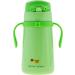 Stephen Joseph Stainless Steel Double Wall Training Cup with Handles and Weighted Straw - Zoo Design - 1 Count - Buy Online on GoSupps.com