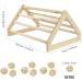 Allazone Wooden Chicken Rod with Rattan Balls - Ideal for Chickens Roosters and Parrots | Durable Bar Seat for Comfort - Buy Online on GoSupps.com