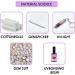 Buy Nocapam Tooth Gemstone Set - DIY Tooth Jewelry with Hardening Light & Glue | Long-Lasting Shine & Decorations - Buy Online on GoSupps.com